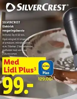Lidl SILVERCREST Elektrisk rengøringsbørste, App-pris tilbud