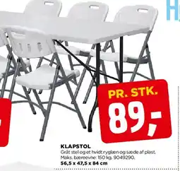 jem & fix KLAPSTOL tilbud