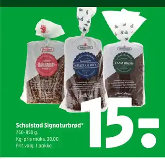 Schulstad Signaturbrød