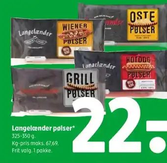 Coop 365 Langelænder pølser tilbud