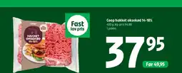 Coop 365 Coop hakket oksekød 14-18% tilbud