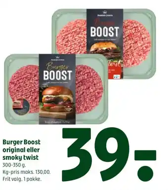 Coop 365 Burger Boost original eller smoky twist tilbud