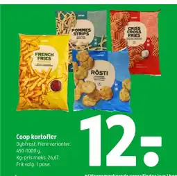 Coop 365 Coop kartofler tilbud
