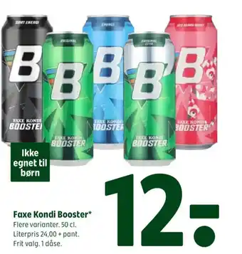Coop 365 Faxe Kondi Booster tilbud