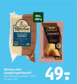 Coop 365 Riberhus eller Castello Aged Havarti tilbud