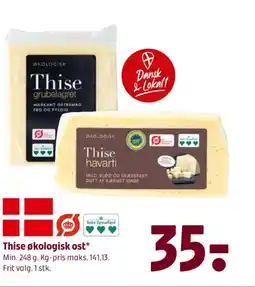 Coop 365 Thise økologisk ost tilbud