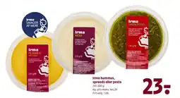Coop 365 Irma hummus, spreads eller pesto tilbud