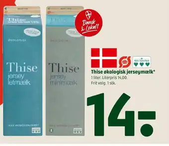 Coop 365 Thise økologisk jerseymælk tilbud
