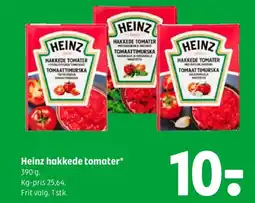 Coop 365 Heinz hakkede tomater tilbud