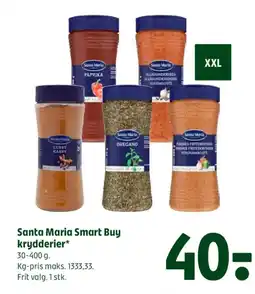Coop 365 Santa Maria Smart Buy krydderier tilbud