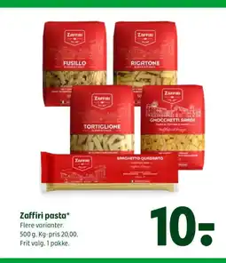 Coop 365 Zaffiri pasta tilbud