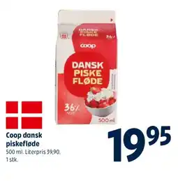 Coop 365 Coop dansk piskefløde tilbud