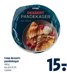 Coop 365 Coop dessert- pandekager tilbud