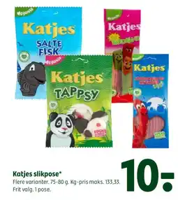 Coop 365 Katjes slikpose tilbud