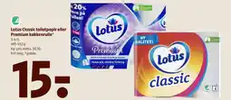 Coop 365 Lotus Classic toiletpapir eller Premium køkkenrulle tilbud