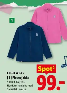 Lidl LEGO WEAR Fleecejakke tilbud