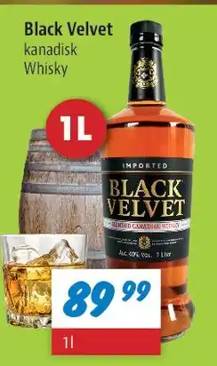 zur Krone Black Velvet kanadisk whisky tilbud