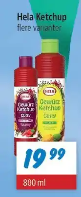 zur Krone Hela Ketchup tilbud