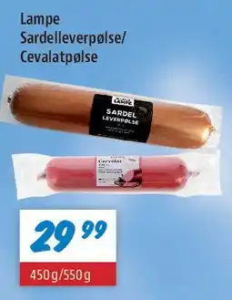 zur Krone Lampe sardel / leverpølse tilbud