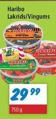 zur Krone Haribo Lakrids/Vingums tilbud