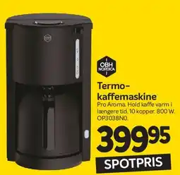 Din Isenkræmmer Termo-kaffemaskine tilbud