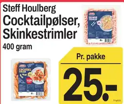 ABC Lavpris Steff Houlberg Cocktailpølser, Skinkestrimler tilbud