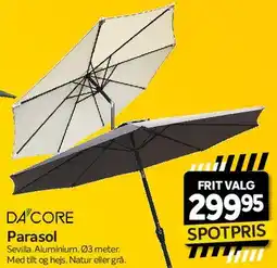 Din Isenkræmmer Parasol tilbud