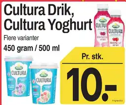 ABC Lavpris Cultura Drik, Cultura Yoghurt tilbud