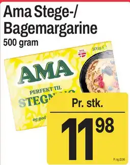ABC Lavpris Ama Stege-/Bagemargarine tilbud