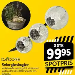 Din Isenkræmmer Solar glas kugler tilbud