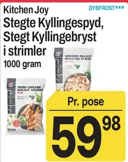ABC Lavpris Stegte Kyllingespyd, Stegt Kyllingebryst i strimler tilbud