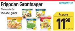 ABC Lavpris Frigodan Grøntsager tilbud