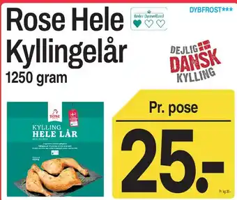 ABC Lavpris Rose Hele Kyllingelår tilbud