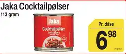 ABC Lavpris Jaka Cocktailpølser tilbud