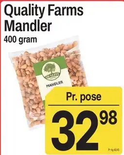 ABC Lavpris Quality Farms Mandler tilbud