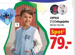 Lidl LUPILU Collegejakke tilbud