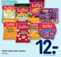REMA 1000 Taffel chips eller snacks tilbud