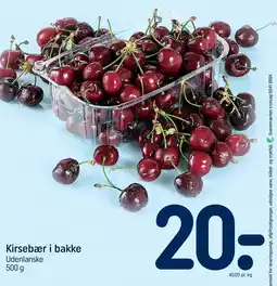 REMA 1000 Kirsebær i bakke tilbud