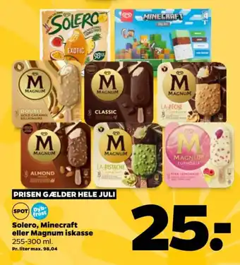 Solero, Minecraft eller Magnum iskasse