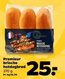 Netto Premieur brioche hotdogbrød tilbud
