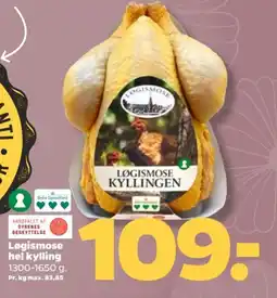 Netto Løgismose hel kylling tilbud