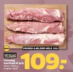 Netto Velsmag mørbrad af gris tilbud