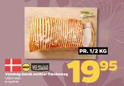 Netto Velsmag dansk ovnklar flæskesteg tilbud