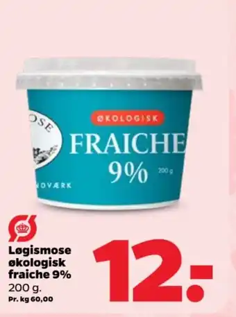 Netto Løgismose økologisk fraiche 9% tilbud