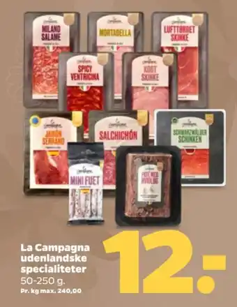 Netto La Campagna udenlandske specialiteter tilbud