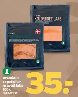 Netto Premieur røget eller gravad laks tilbud