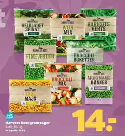 Netto Harvest Best grøntsager tilbud