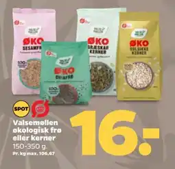 Netto Valsemøllen økologisk frø eller kerner tilbud