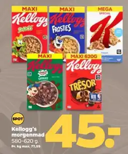 Netto Kellogg's morgenmad tilbud