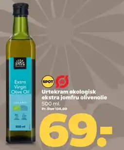 Netto Urtekram økologisk ekstra jomfru olivenolie tilbud